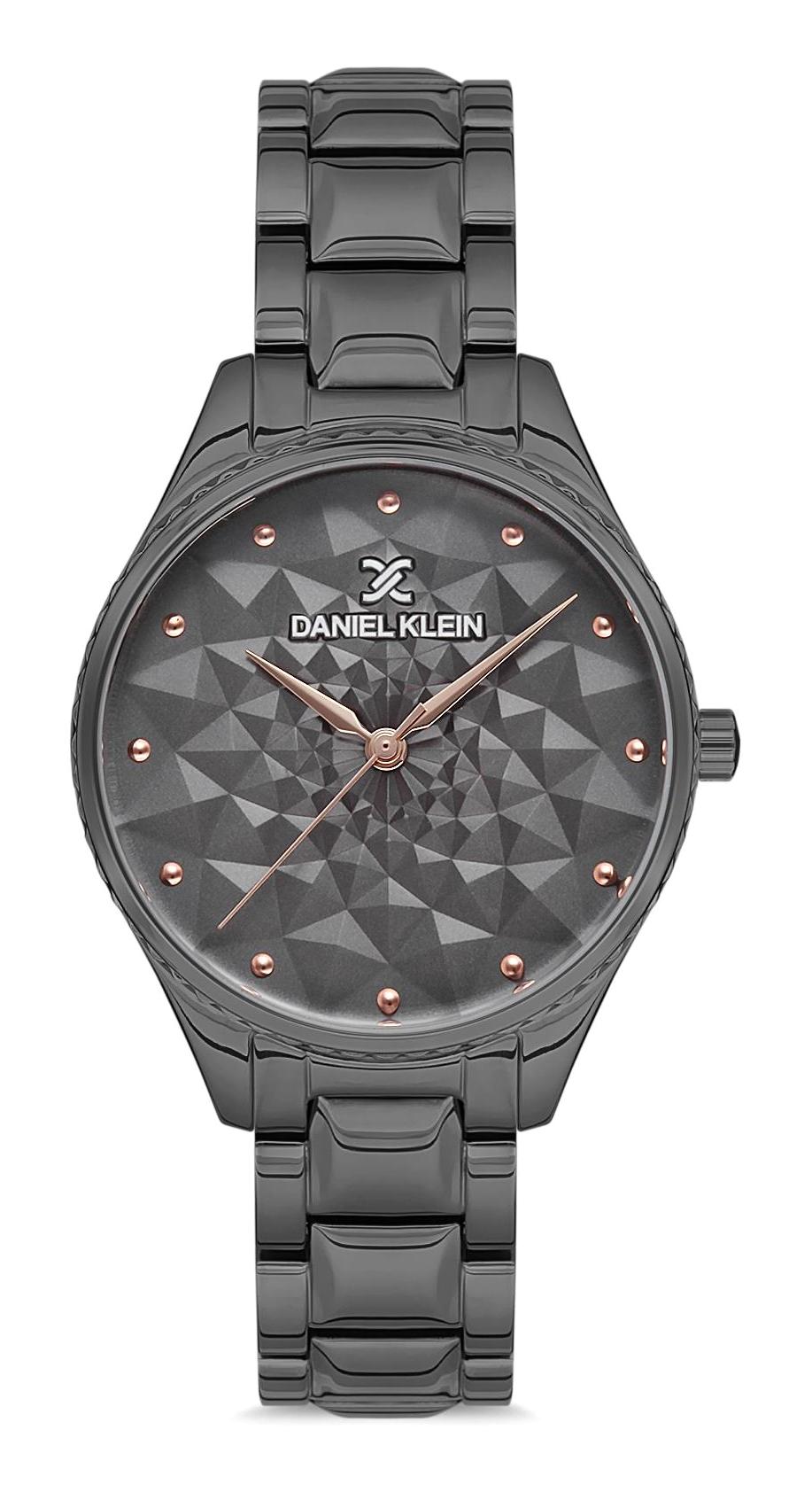 Daniel Klein DK102-DK.1.12684.5 36 mm Füme Çelik Kordon Analog Kadın Kol Saati