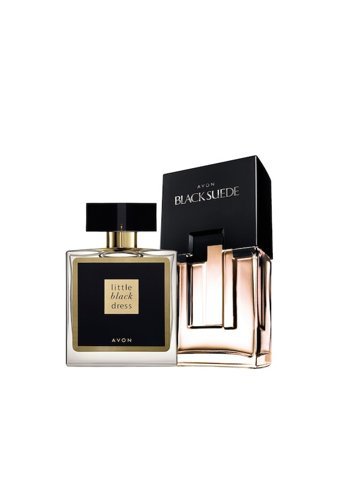 Avon Black Suede İkili Erkek-Kadın Parfüm Seti EDP-EDT + Little Black Dress Kadın Parfüm