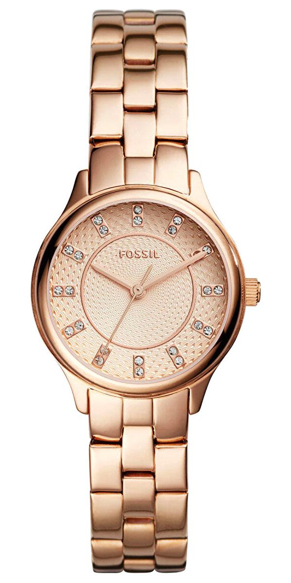 Fossil FBQ1571 32 mm Rose Gold Çelik Kordon Analog Kadın Kol Saati