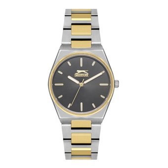 Slazenger SL.09.2116.3.06 33 mm Altın-Gri Çelik Kordon Analog Kadın Kol Saati