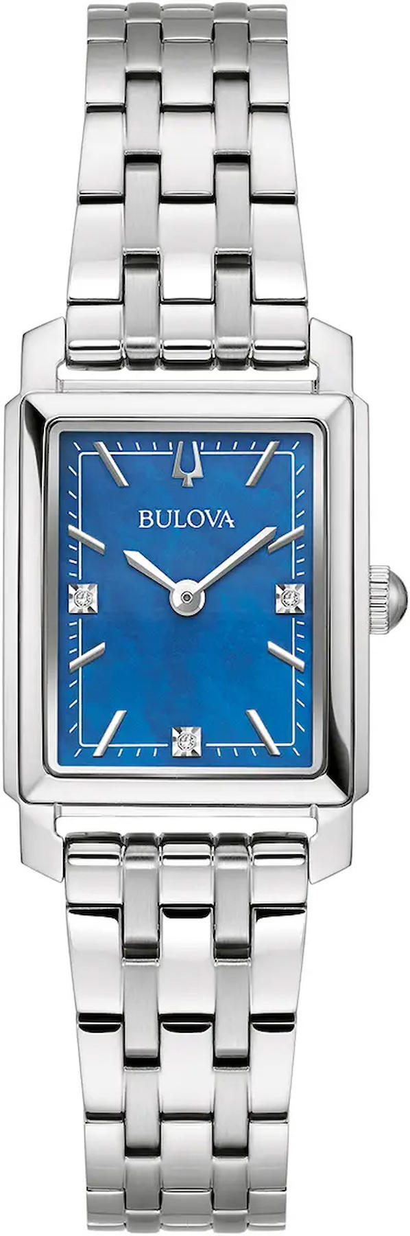 Bulova 96P245 21 mm Gri Çelik Kordon Analog Kadın Kol Saati