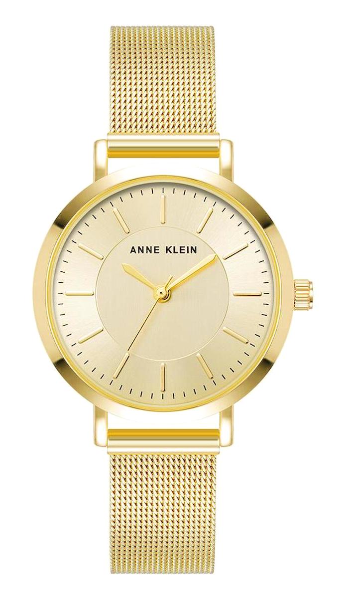 Anne Klein AK-4178CHGB 32 mm Altın Metal Kordon Analog Kadın Kol Saati