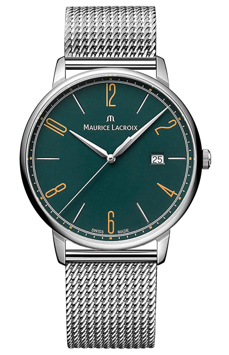 Maurice Lacroix ML-EL1118SS006620-1 Takvimli 40 mm Gri Çelik Kordon Analog Kadın Kol Saati