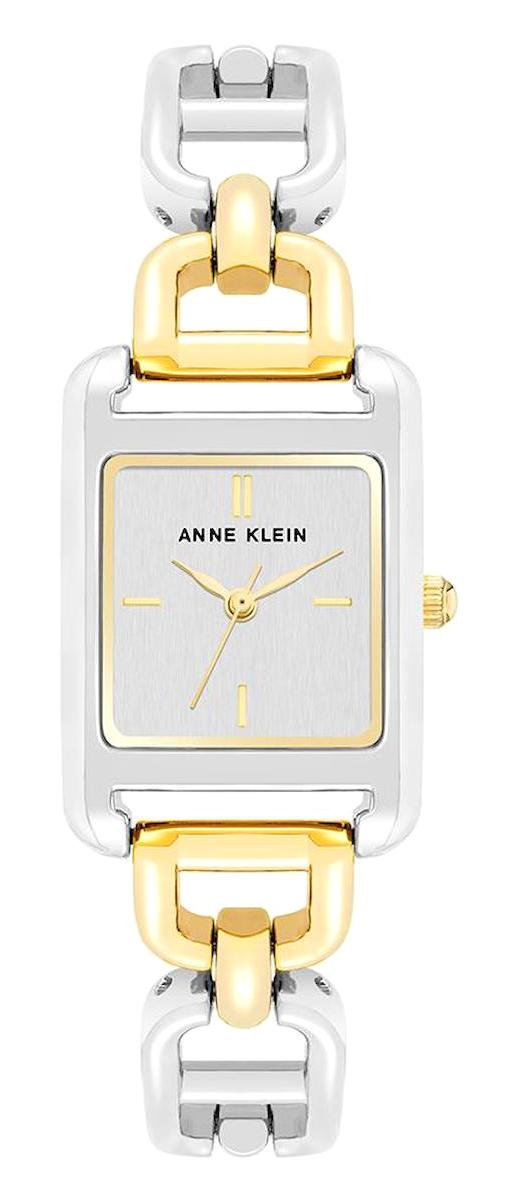 Anne Klein AK-4095SVTT 23 mm Altın-Gri Metal Kordon Analog Kadın Kol Saati