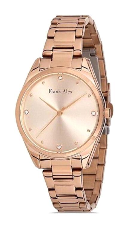 Frank Alex FA.0921.11216M.01 38 mm Rose Gold Metal Kordon Analog Kadın Kol Saati