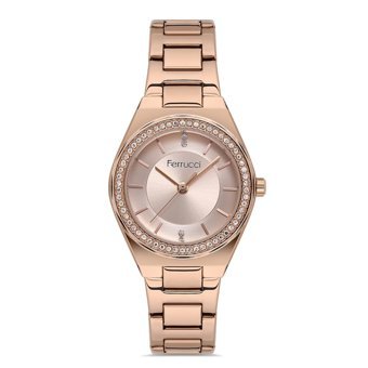 Ferrucci FER.03329M.02 30 mm Rose Gold Çelik Kordon Analog Kadın Kol Saati