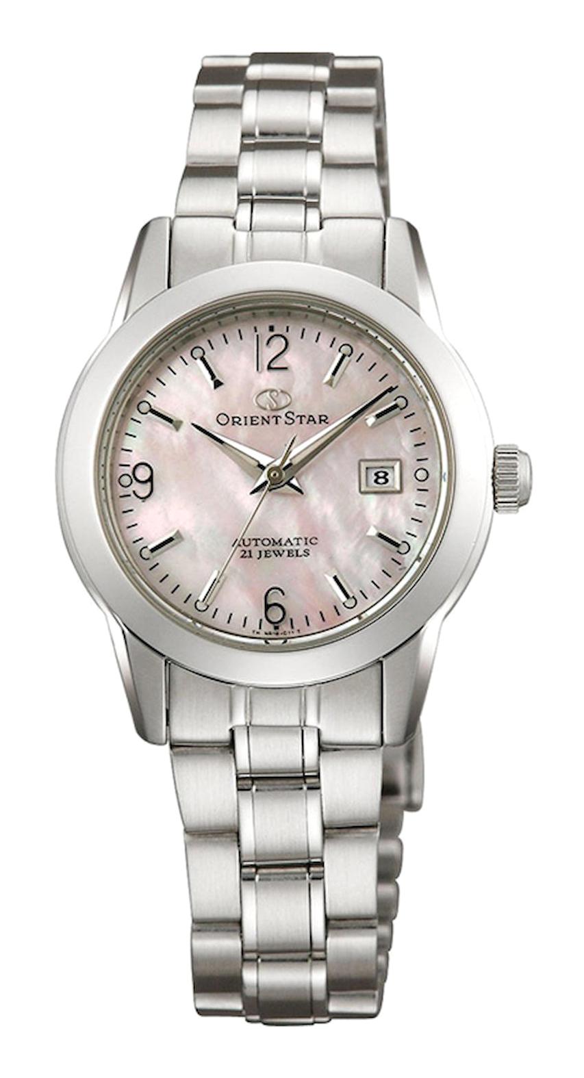 Orient WZ0411NR Takvimli 29 mm Gri Çelik Kordon Analog Kadın Kol Saati