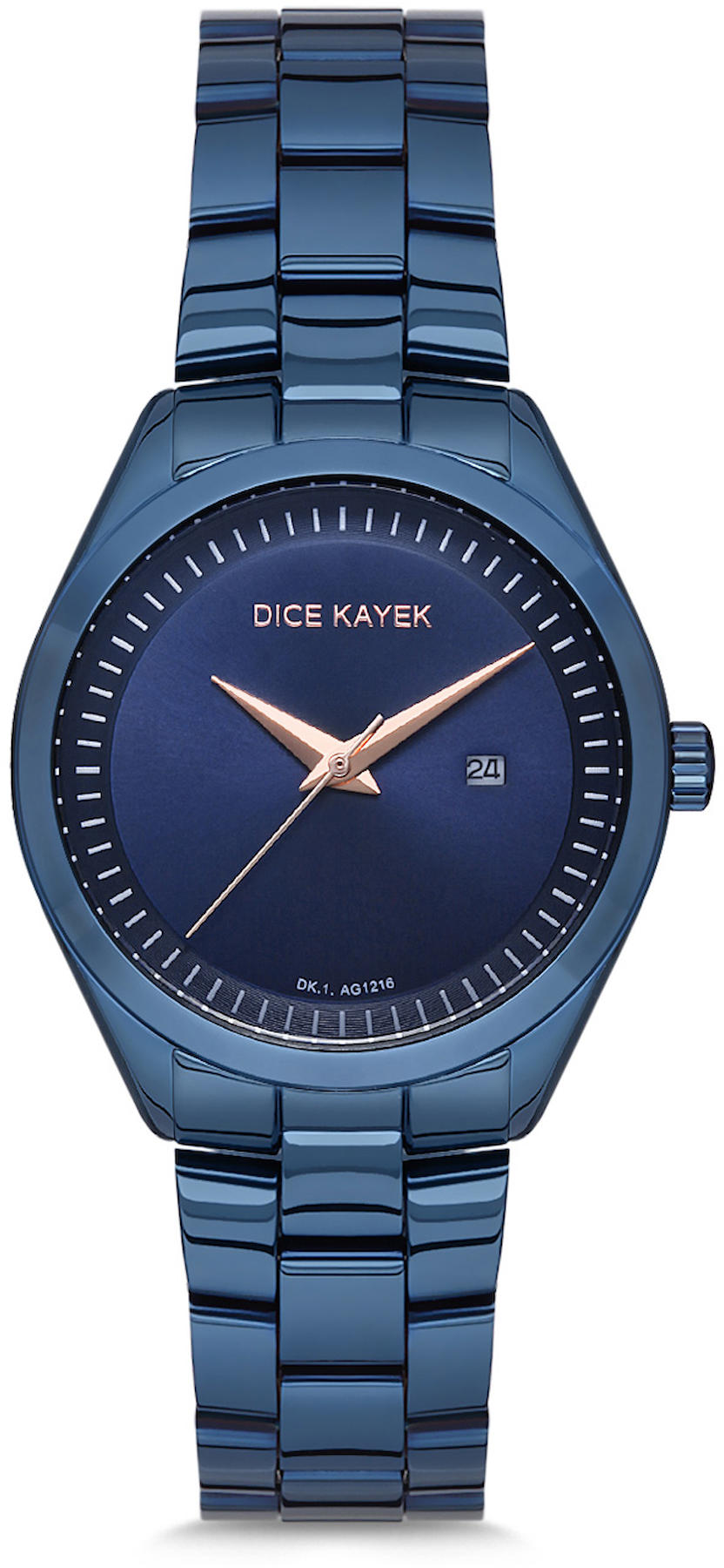 Dice Kayek DK.1.AG1216.09 34 mm Lacivert Metal Kordon Analog Kadın Kol Saati