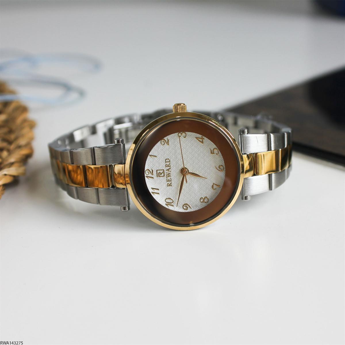 Reward RWA143275 33 mm Altın-Gri Çelik Kordon Analog Kadın Kol Saati