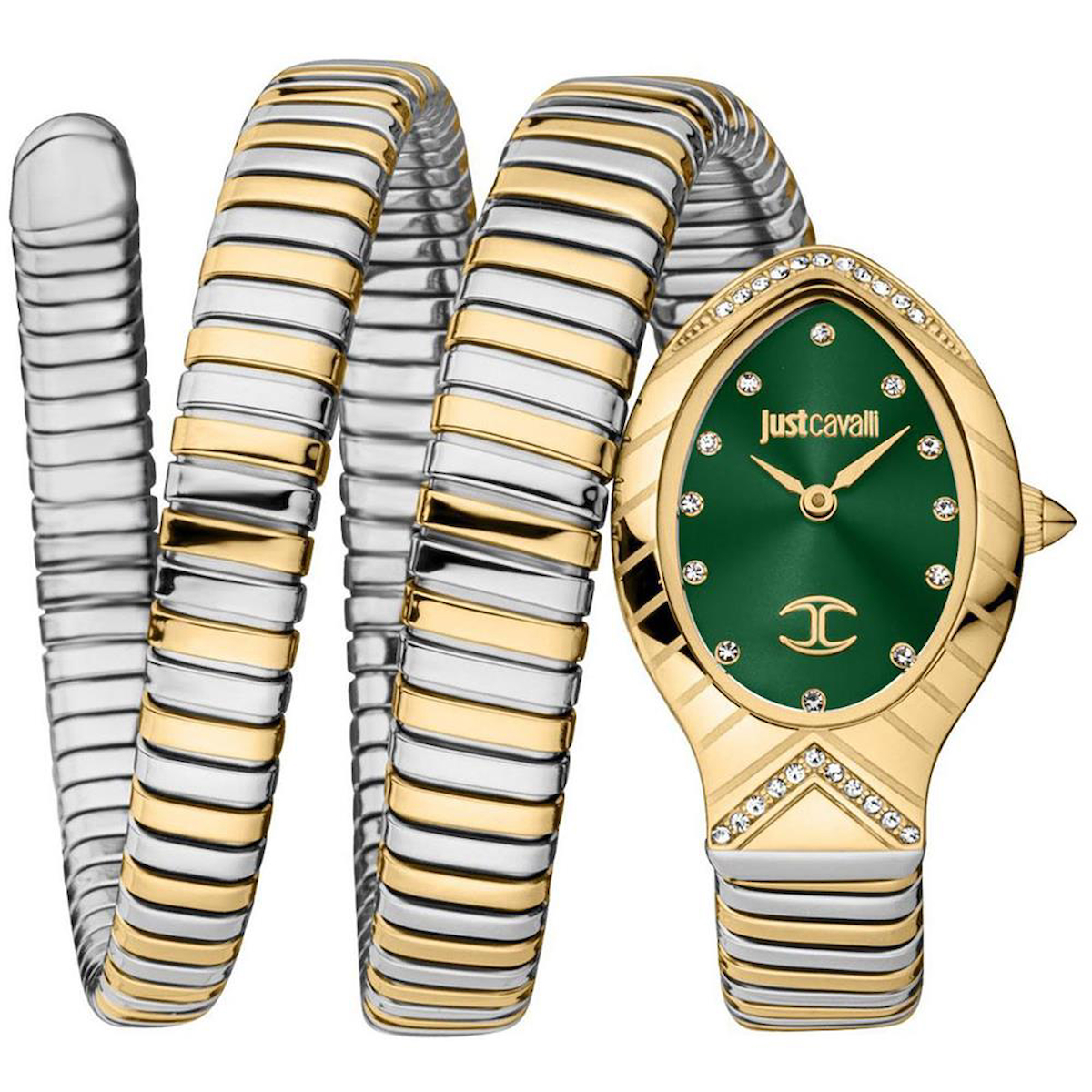 Just Cavalli JC1L248M0065 23-35 mm Altın-Gri Çelik Kordon Analog Kadın Kol Saati