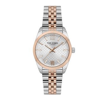 Tom Jones TOMJ.1.2306.05 31-35 mm Gri-Rose Gold Çelik Kordon Analog Kadın Kol Saati
