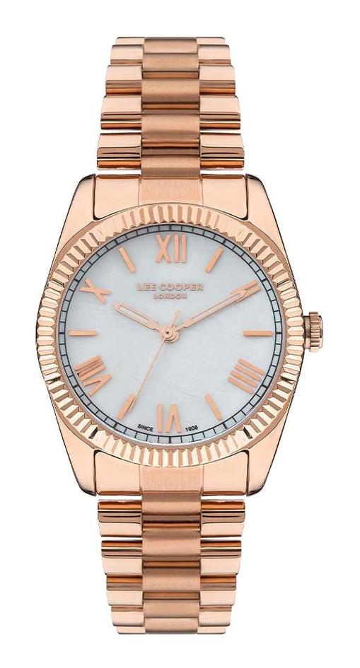 Lee Cooper LC07331.420 38 mm Rose Gold Çelik Kordon Analog Kadın Kol Saati