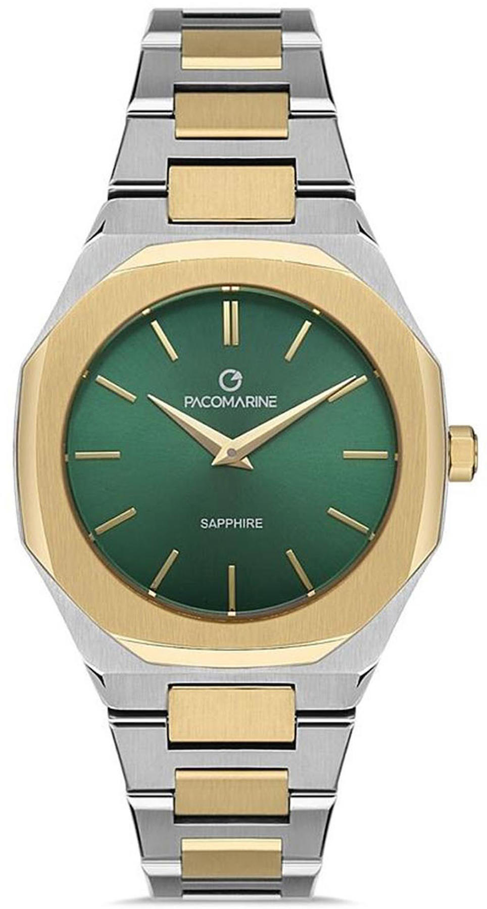 Pacomarine PM.22022.06 36 mm Altın-Gri Çelik Kordon Analog Kadın Kol Saati