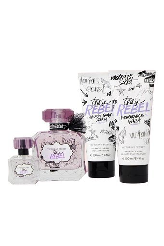 Victoria's Secret Tease Rebel 4 Parça Mini Kadın Parfüm Seti EDP 50 ml + 7.5 ml Kadın Parfüm