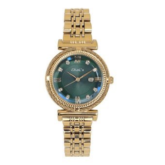 Dial X DX-5431-2 30 mm Altın Metal Kordon Analog Kadın Kol Saati