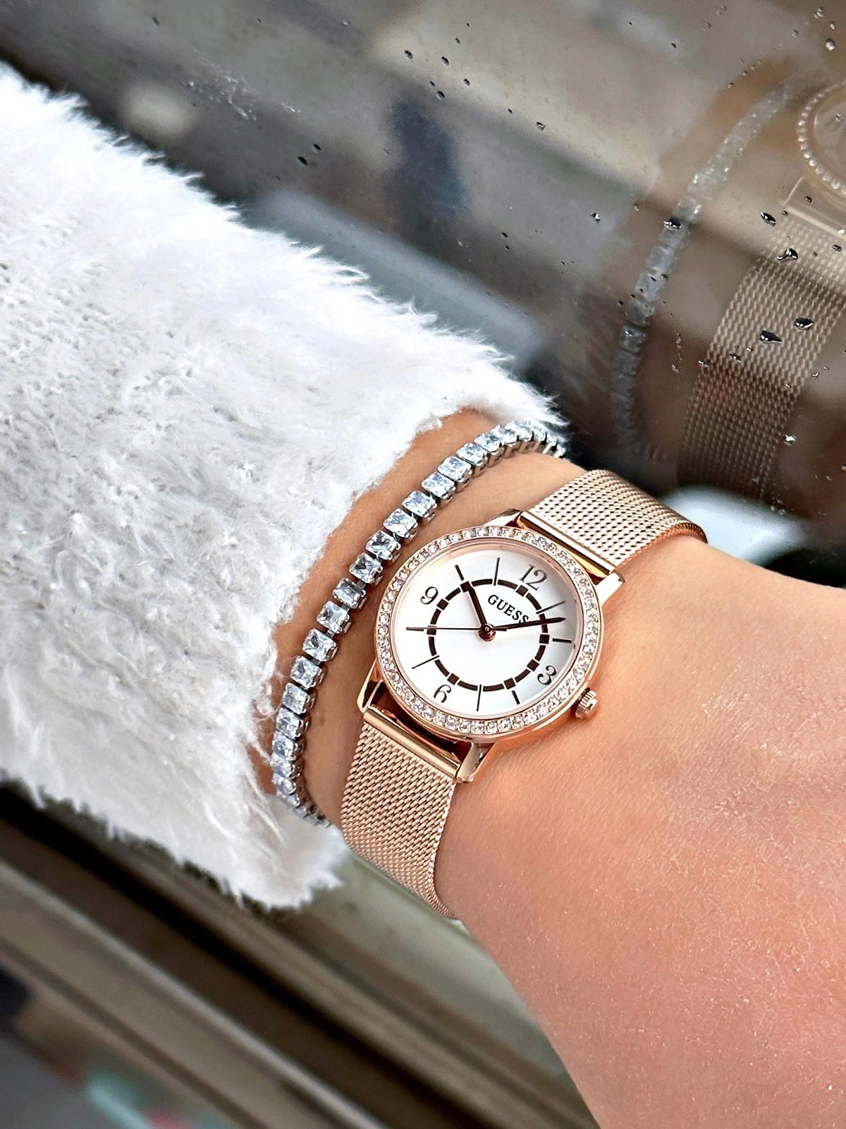 Guess GUGW0534L3 28 mm Rose Gold Çelik Kordon Analog Kadın Kol Saati