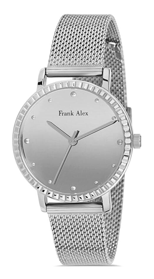 Frank Alex FA.1221.11214H.05 38 mm Gri Metal Kordon Analog Kadın Kol Saati