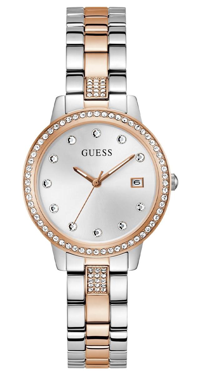 Guess GUGW0725L2 36 mm Gri-Rose Gold Çelik Kordon Analog Kadın Kol Saati