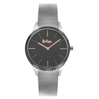 Lee Cooper LC06910.060 40 mm Gri Çelik Kordon Analog Kadın Kol Saati