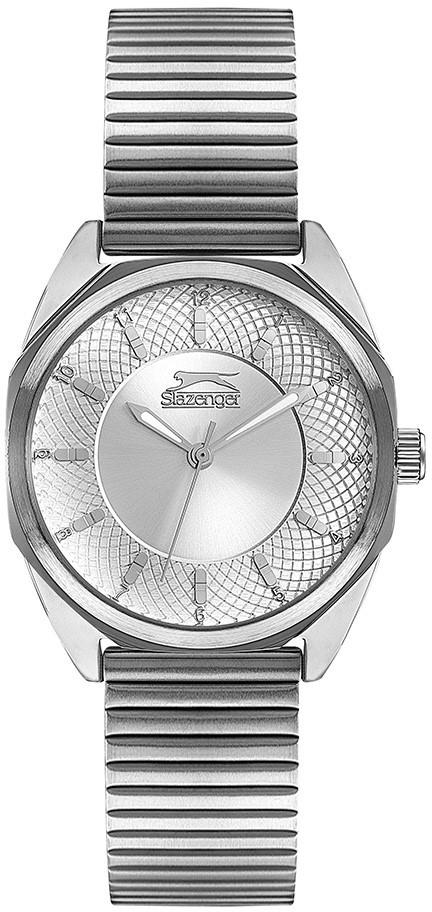 Slazenger SL.09.1873.3.01 35 mm Gri Çelik Kordon Analog Kadın Kol Saati