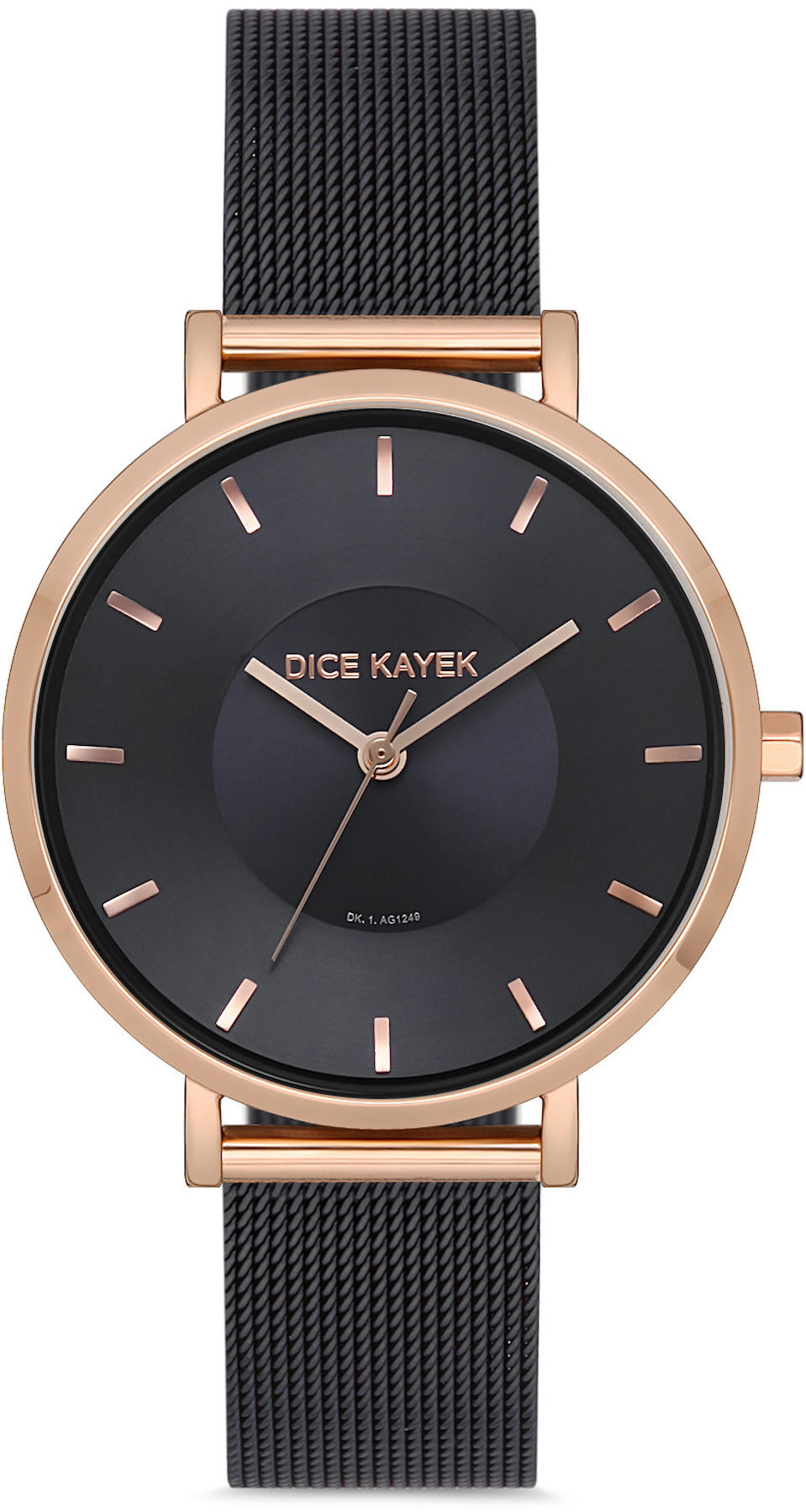 Dice Kayek DK.1.AG1249.06 36 mm Siyah Metal Kordon Analog Kadın Kol Saati
