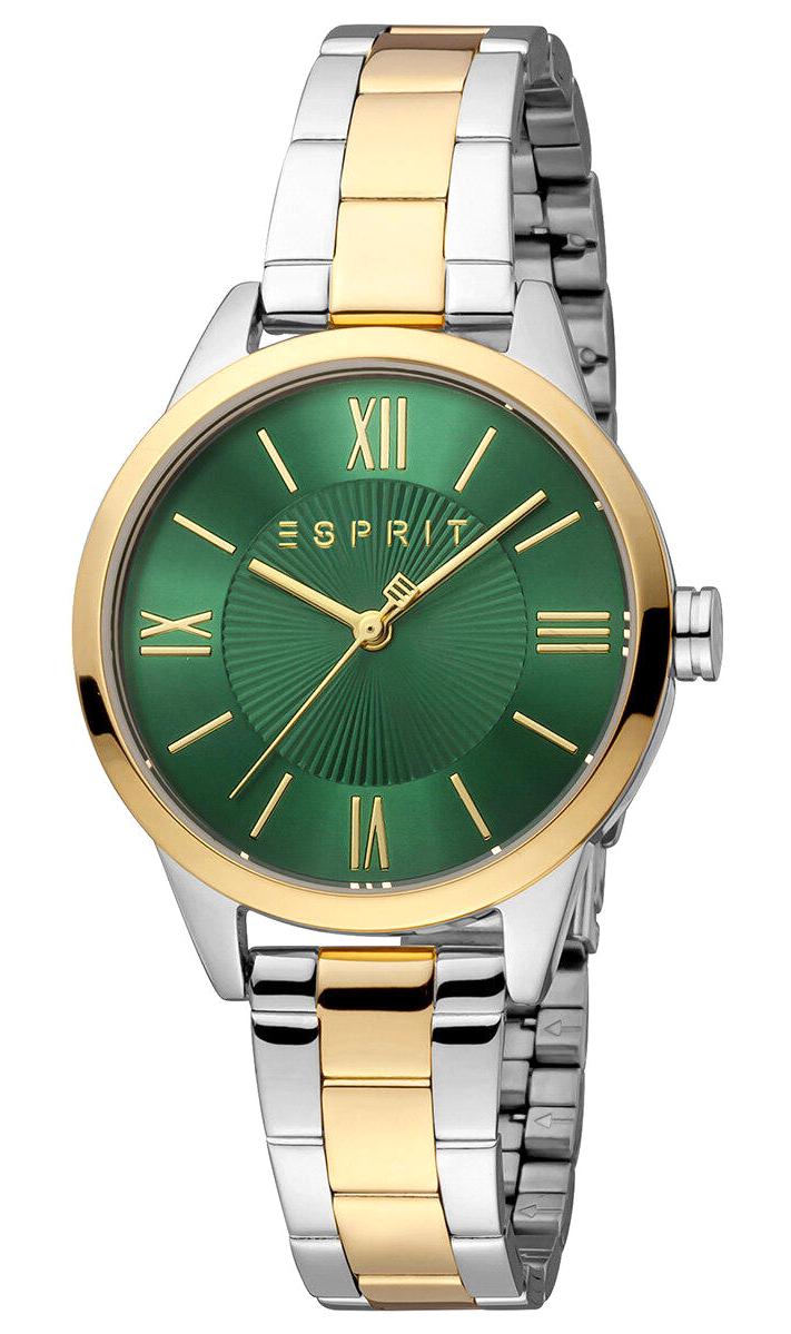 Esprit ES1L423M0125 32 mm Altın-Gri Çelik Kordon Analog Kadın Kol Saati