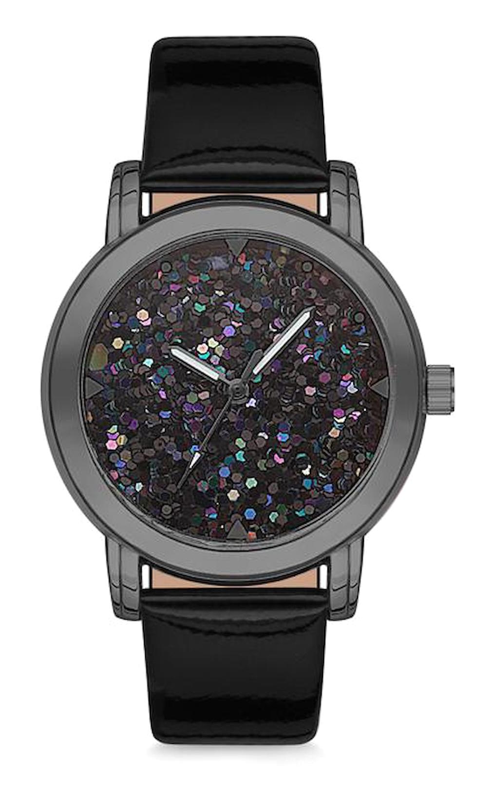 Aqua Di Polo APL13C600D04 38 mm Siyah Deri Kordon Analog Kadın Kol Saati