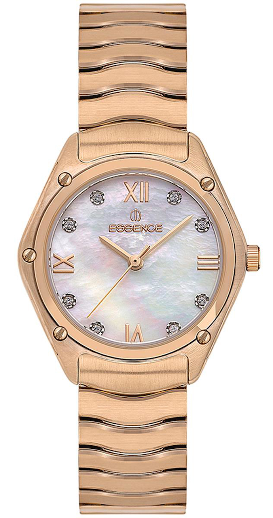 Essence D1200.420 28 mm Rose Gold Çelik Kordon Analog Kadın Kol Saati