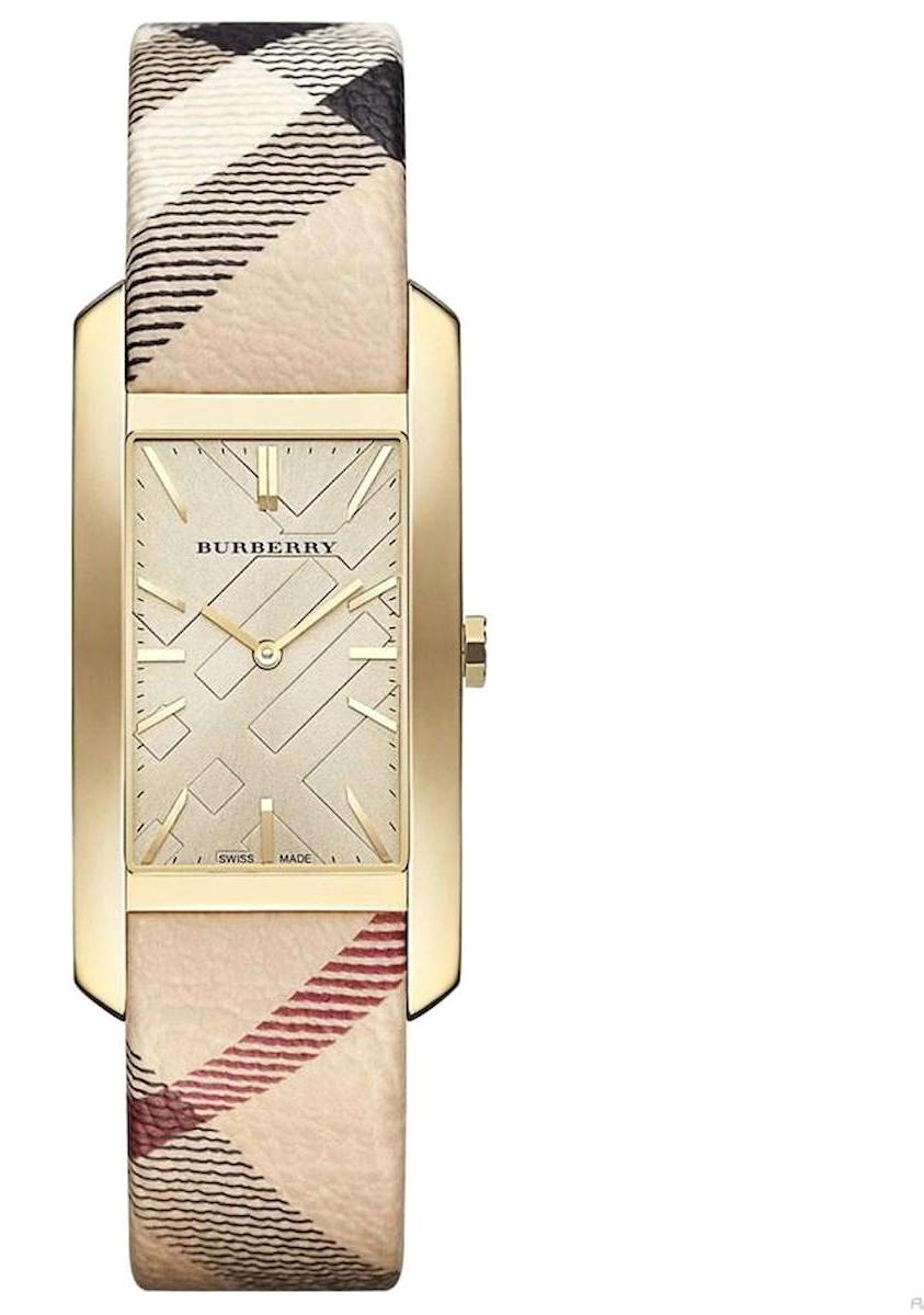 Burberry BU9407 20 mm Bej Deri Kordon Analog Kadın Kol Saati