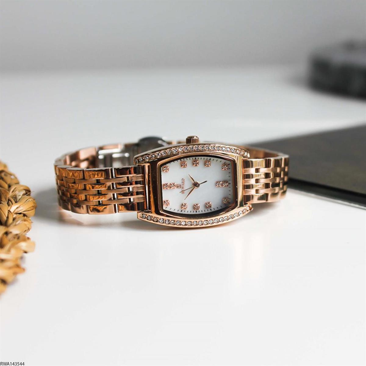 Reward RWA143544 28 mm Rose Gold Çelik Kordon Analog Kadın Kol Saati