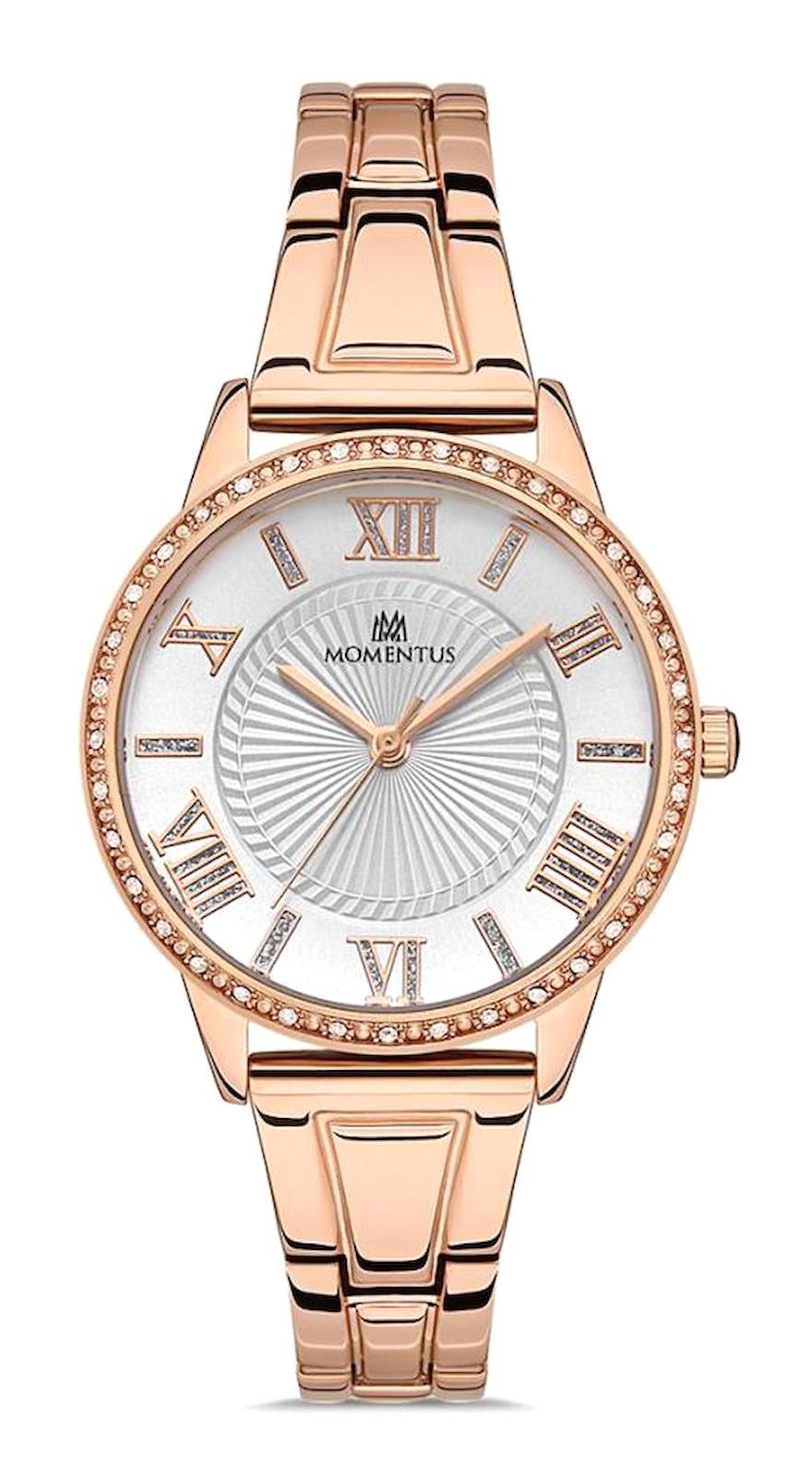 Momentus SW291R-02SR 34 mm Rose Gold Çelik Kordon Analog Kadın Kol Saati