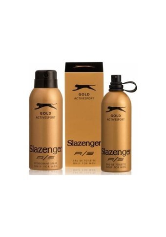 Slazenger Gold İkili Erkek Parfüm Deodorant Seti EDT 125 ml + 150 ml Deodorant
