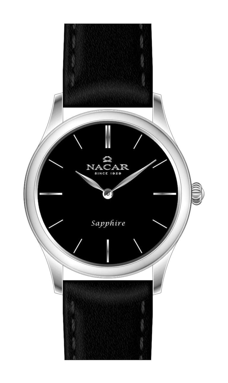 Nacar NC21-397228-ABL1 30 mm Siyah Deri Kordon Analog Kadın Kol Saati