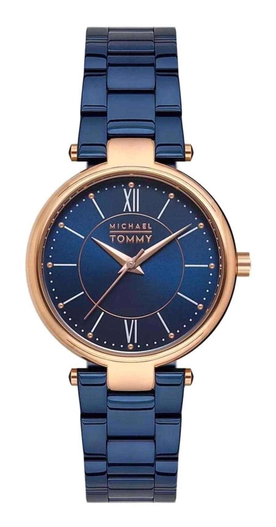 Q&Q 31 mm Lacivert Çelik Kordon Analog Kadın Kol Saati