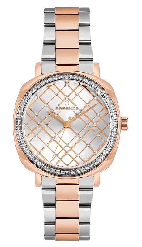 Essence ES6628FE.220 42 mm Gri-Rose Gold Metal Kordon Analog Kadın Kol Saati