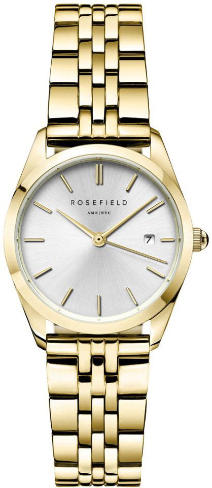 Rosefield ASGSG.A15 Takvimli 28 mm Altın Çelik Kordon Analog Kadın Kol Saati