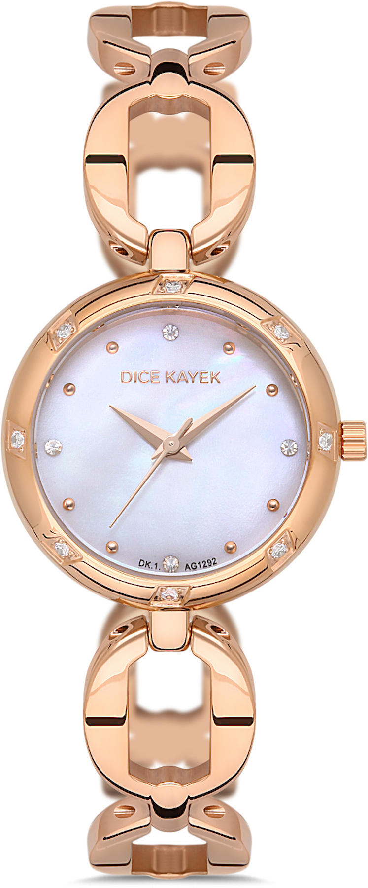Dice Kayek DK.1.AG1292.05 33 mm Rose Gold Çelik Kordon Analog Kadın Kol Saati