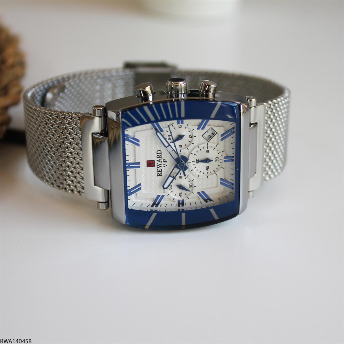 Reward RWA140458 Takvimli 35 mm Gri Metal Kordon Analog Kadın Kol Saati