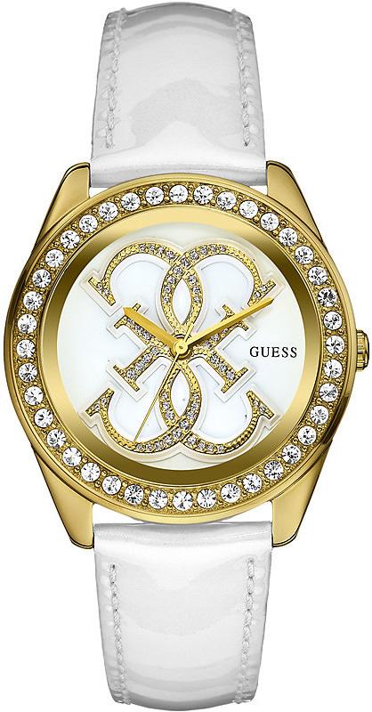 Guess GUW95144L1 36 mm Beyaz Deri Kordon Analog Kadın Kol Saati
