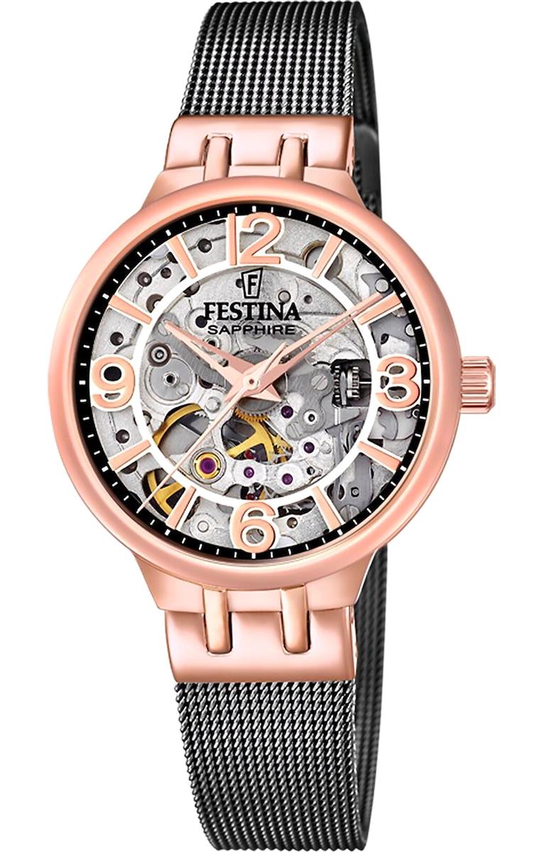 Festina F20581/3 33 mm Siyah Çelik Kordon Analog Kadın Kol Saati