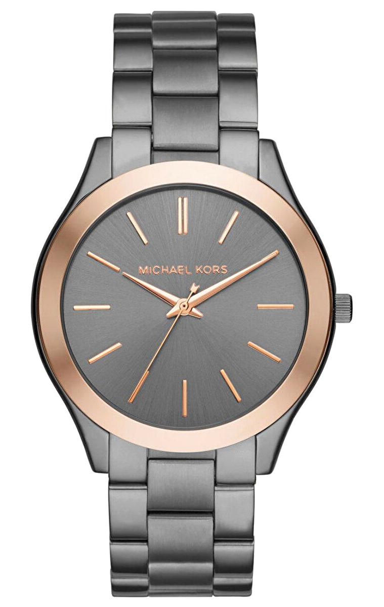 Michael Kors MK8576 44 mm Füme Çelik Kordon Analog Kadın Kol Saati