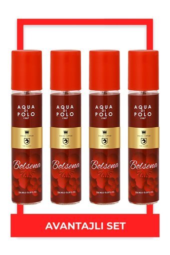 Aqua Di Polo 1987 Bolsena 4 Parça Kadın Parfüm Seti EDP