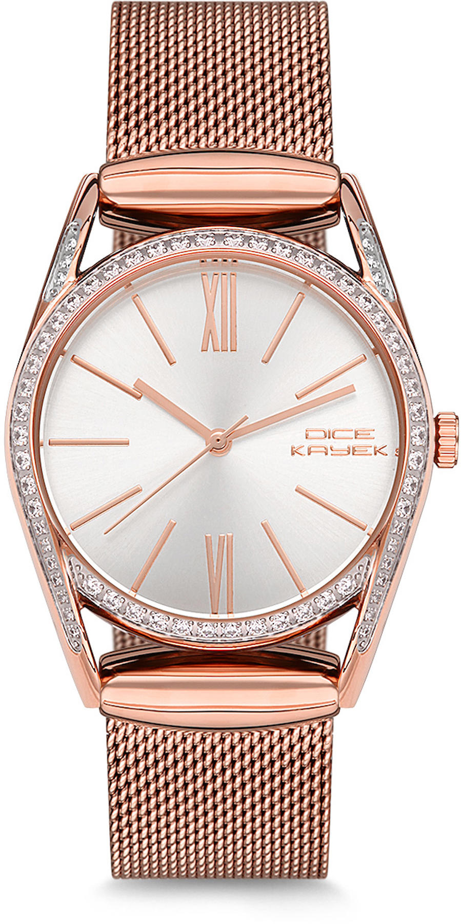 Dice Kayek DK.1.AG1137.01 32 mm Rose Gold Metal Kordon Analog Kadın Kol Saati