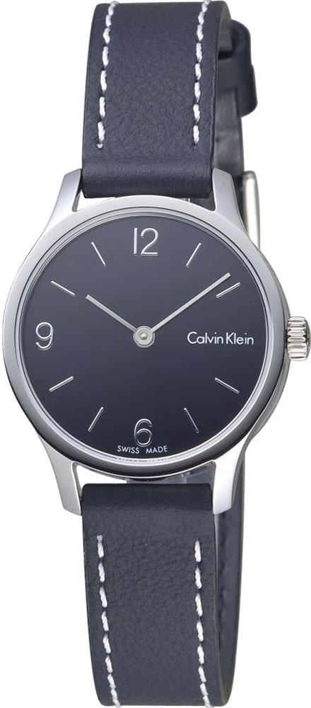 Calvin Klein K7V231C1 32 mm Siyah Deri Kordon Analog Kadın Kol Saati