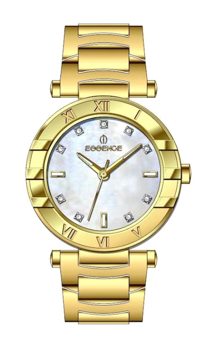 Essence D1126.120 33 mm Altın Çelik Kordon Analog Kadın Kol Saati