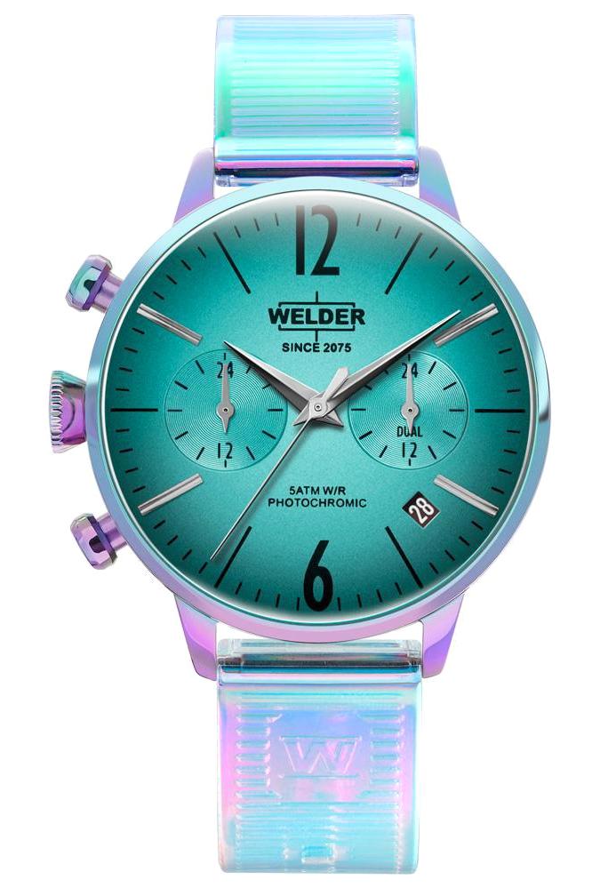 Welder Watch WWRC671 Takvimli 38 mm Çok Renkli Silikon Kordon Analog Kadın Kol Saati