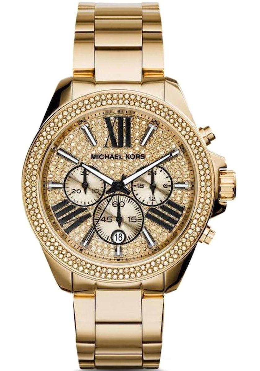 Michael Kors MK6095 42 mm Altın Çelik Kordon Analog Kadın Kol Saati