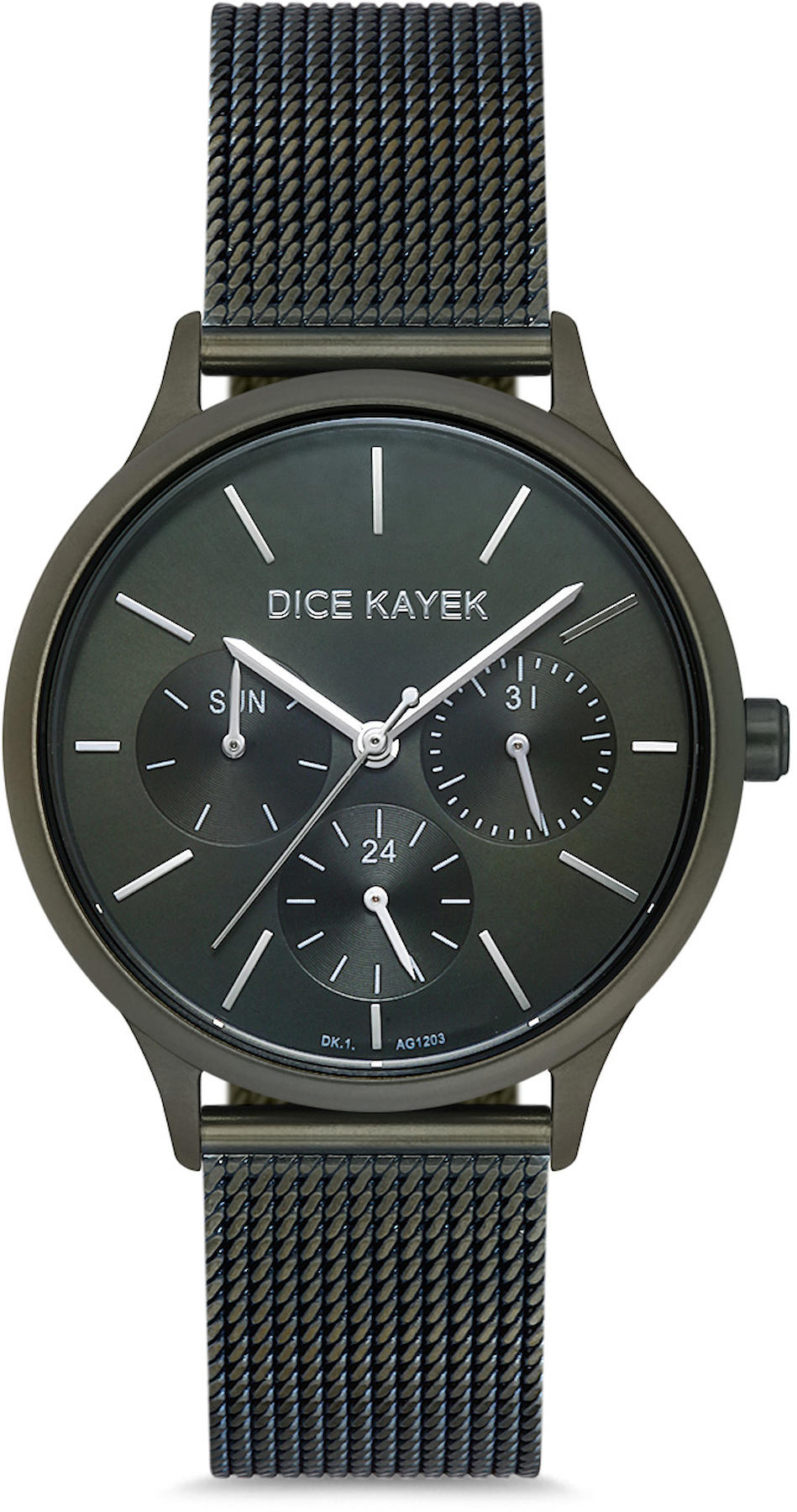 Dice Kayek DK.1.AG1203.09 36 mm Siyah Metal Kordon Analog Kadın Kol Saati