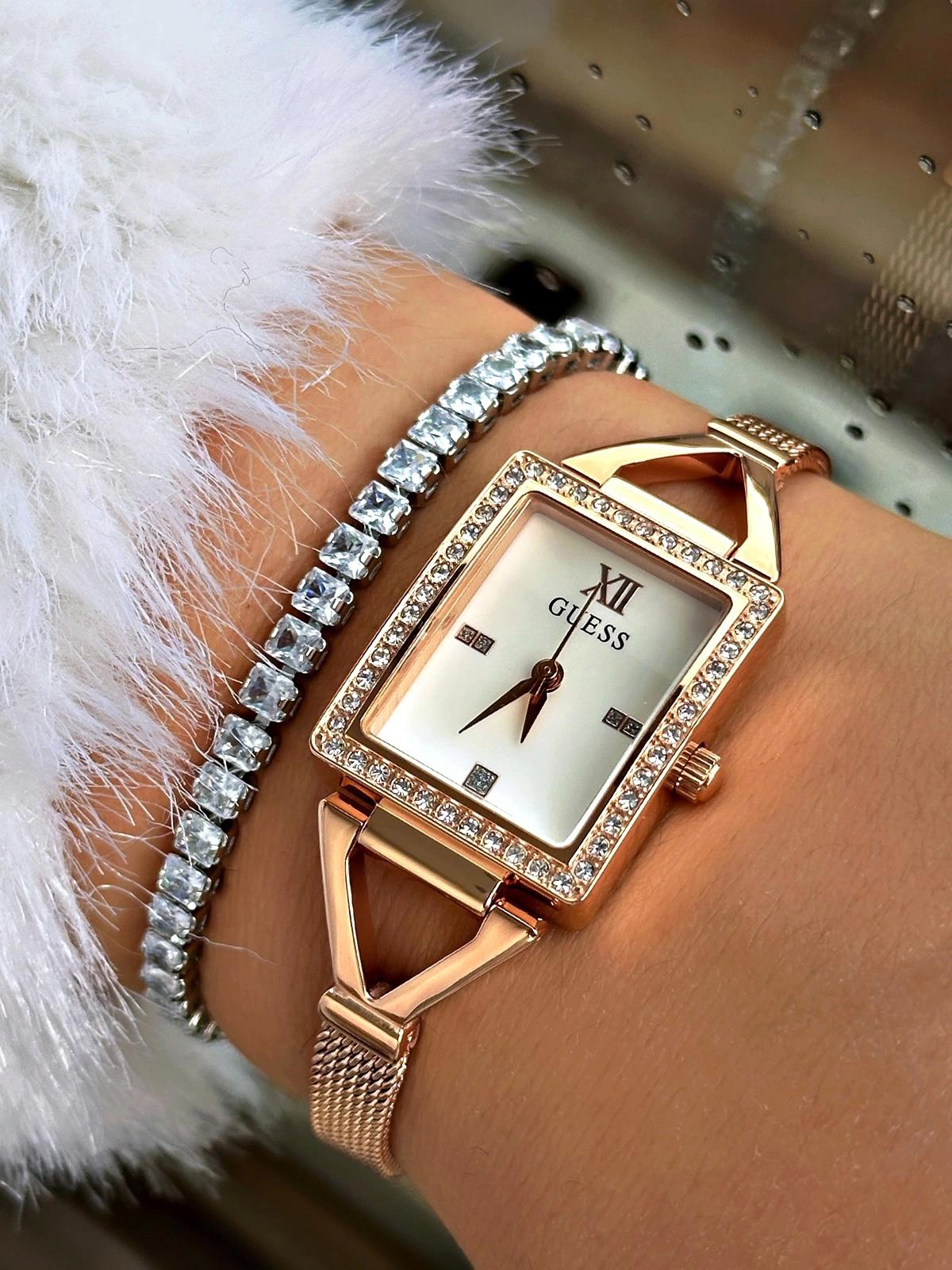 Guess GUGW0400L3 22 mm Rose Gold Çelik Kordon Analog Kadın Kol Saati