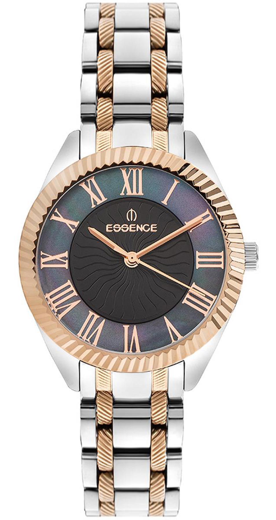 Essence ES6797FE.550_Y 36 mm Gri-Rose Gold Çelik Kordon Analog Kadın Kol Saati